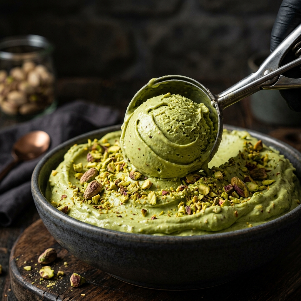 Pistachio paste and artisan food